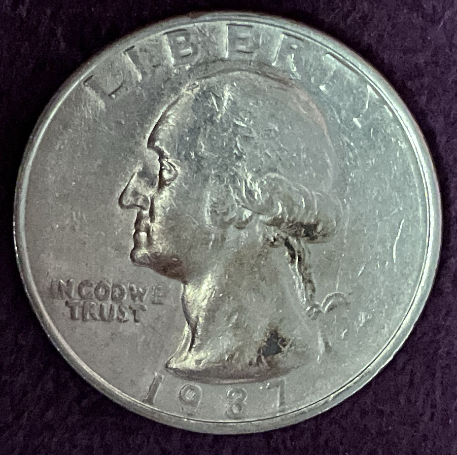 Quarter Washington 1987 P 1  coin collectible - Main Image 3