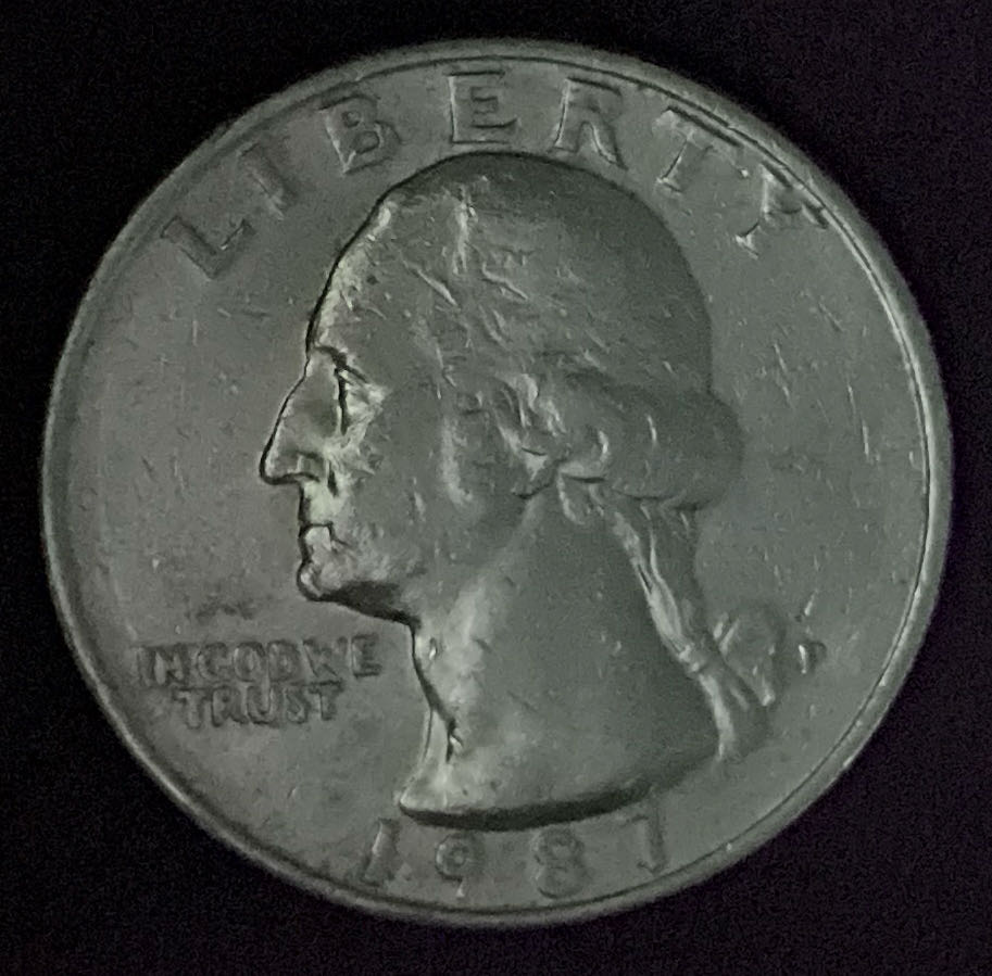 Quarter Washington 1987 P 2  coin collectible - Main Image 3