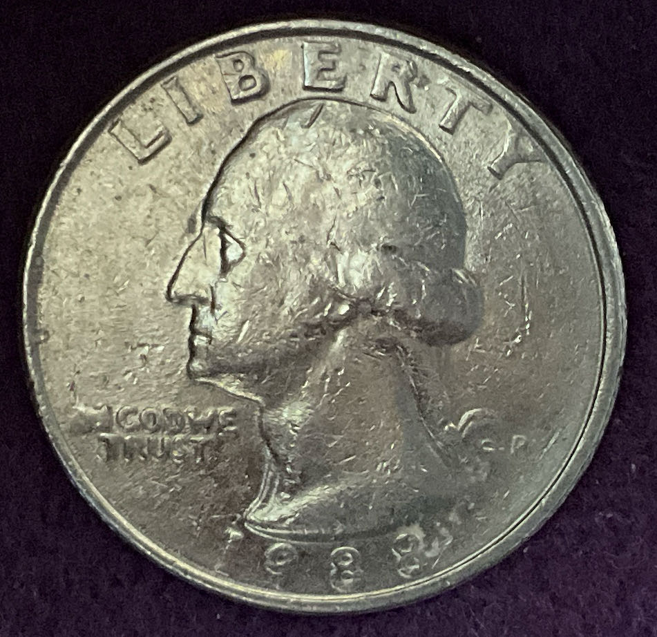 Quarter Washington 1988 P 2  coin collectible - Main Image 3
