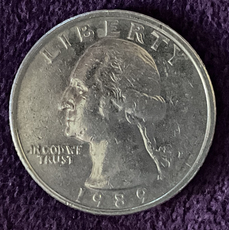 Quarter Washington 1989 P 1  coin collectible - Main Image 3