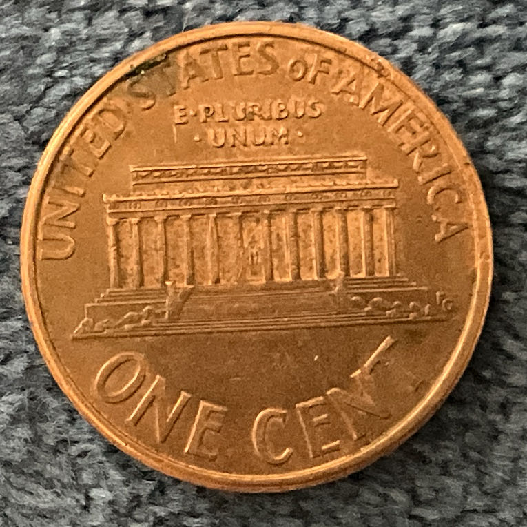 Penny 1996 Lincoln D  coin collectible - Main Image 2