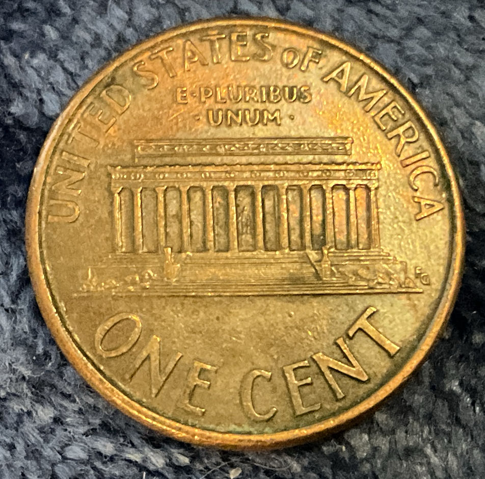 Penny 1996 Lincoln D  coin collectible - Main Image 2