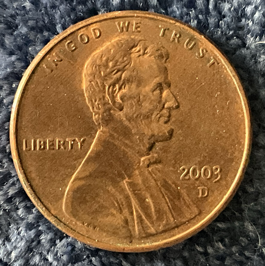 Penny 2003 Lincoln D  coin collectible - Main Image 1