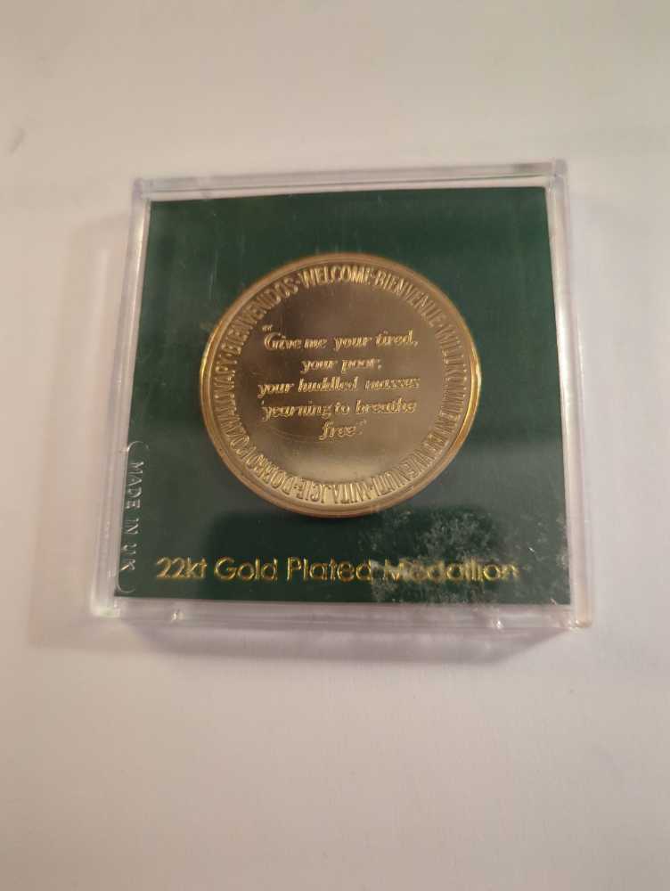 Liberty Island Souvenir Medallion   coin collectible - Main Image 2