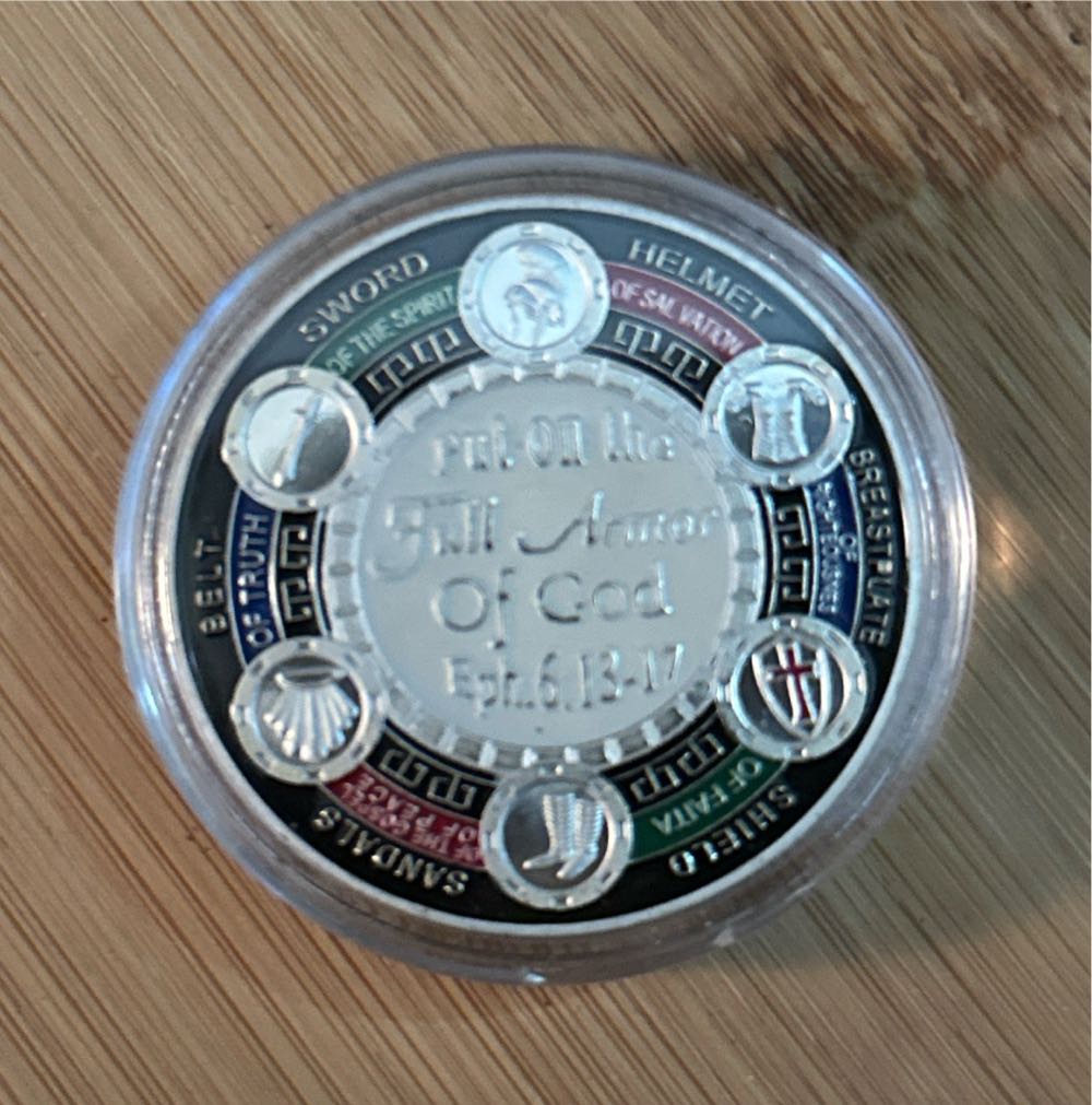 Prays Always Argent  coin collectible - Main Image 2