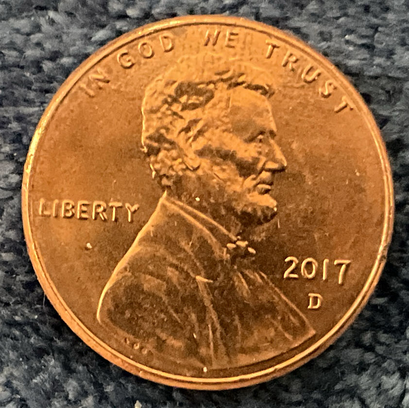 1943 No Mint Mark Zinc Lincoln One Cent