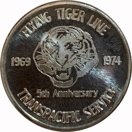 Flying Tiger | 1974 Freightmaster  coin collectible - Main Image 2