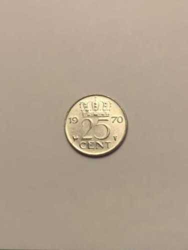 Netherlands 25 Cents #19  coin collectible - Main Image 2