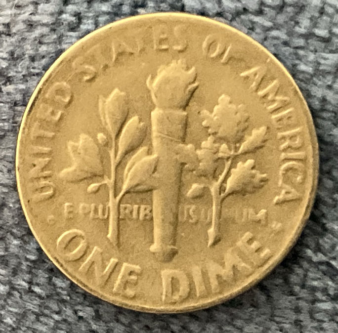 Dime 1966 Roosevelt  coin collectible - Main Image 2