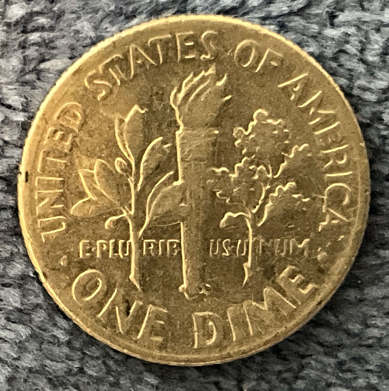 Dime 1975 Roosevelt  coin collectible - Main Image 2