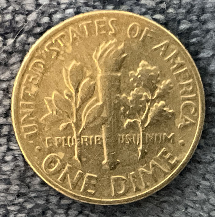 Dime 1980 P Roosevelt  coin collectible - Main Image 2