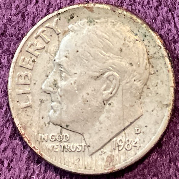 Dime 1984 D Roosevelt  coin collectible - Main Image 3