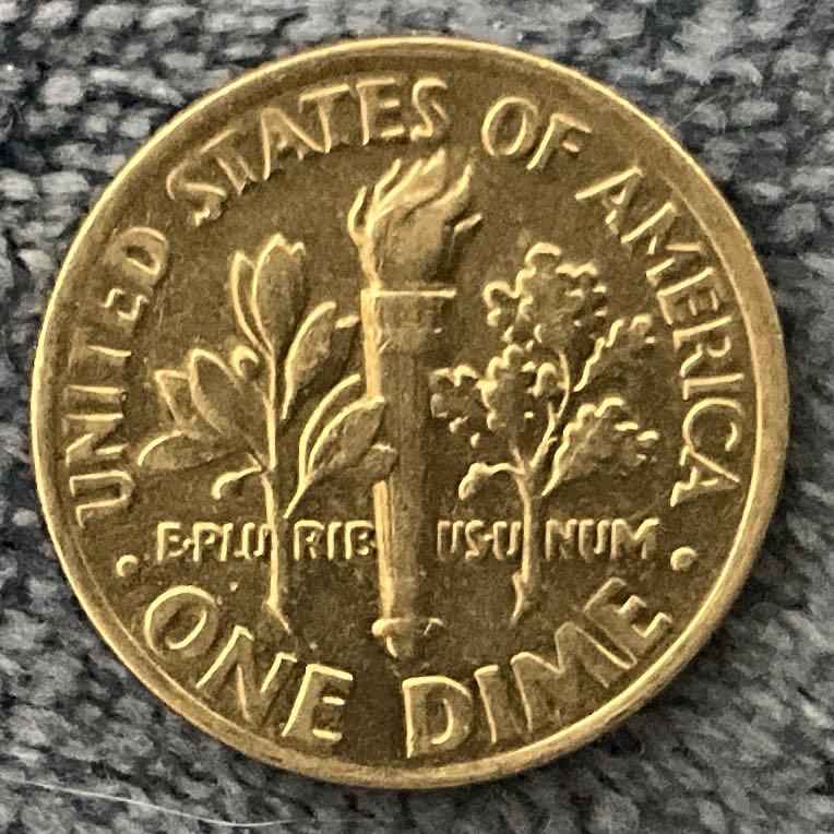 Dime 1989 P Roosevelt  coin collectible - Main Image 2