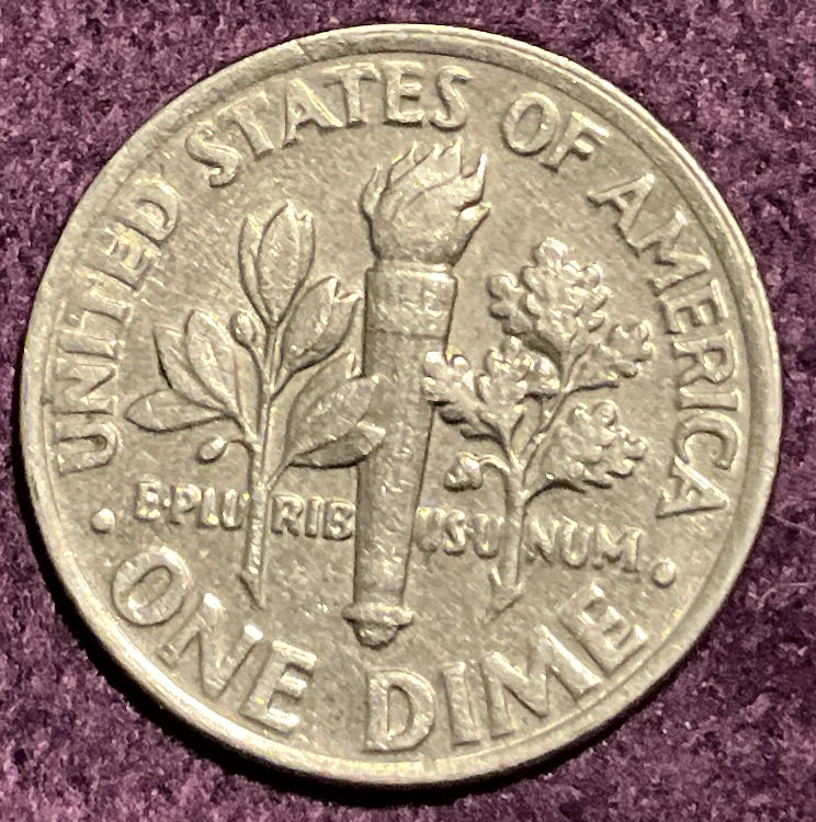 Dime 1989 P Roosevelt  coin collectible - Main Image 4