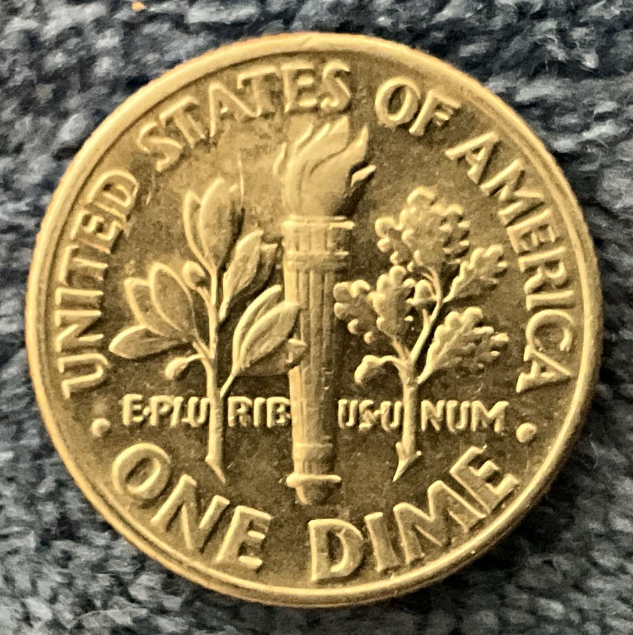 Dime 1989 D Roosevelt  coin collectible - Main Image 2