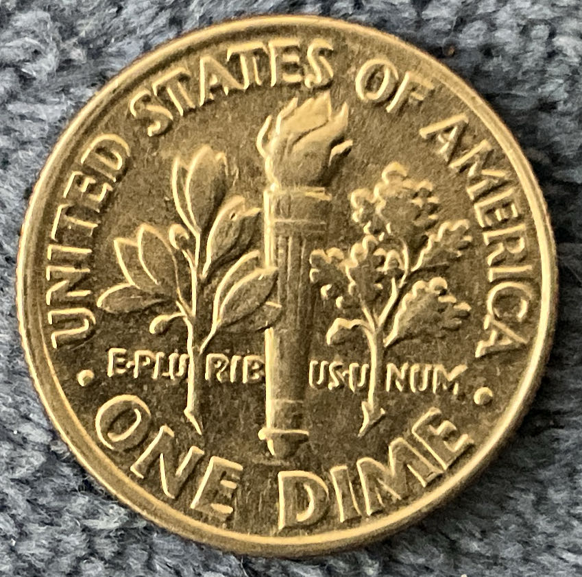 Dime 2001 D Roosevelt 2  coin collectible - Main Image 2