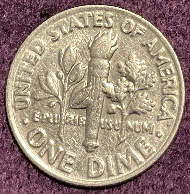 Dime 1990 P Roosevelt  coin collectible - Main Image 4