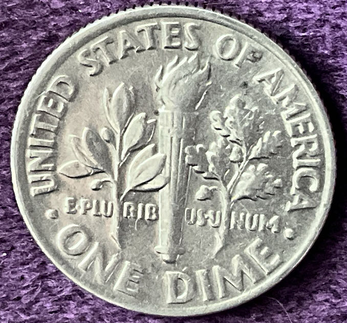 Dime 1990 P Roosevelt  coin collectible - Main Image 4