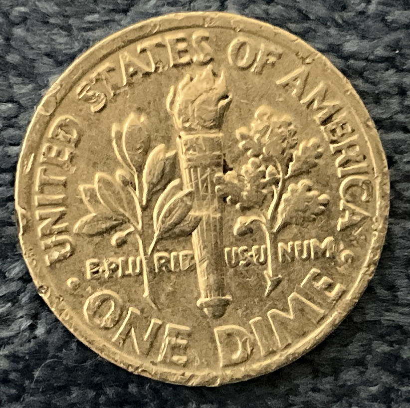 Dime 1991 Roosevelt P 2  coin collectible - Main Image 2