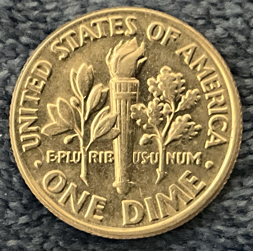 Dime 1991 D Roosevelt  coin collectible - Main Image 2