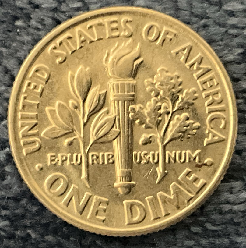 Dime 1991 Roosevelt D  coin collectible - Main Image 2