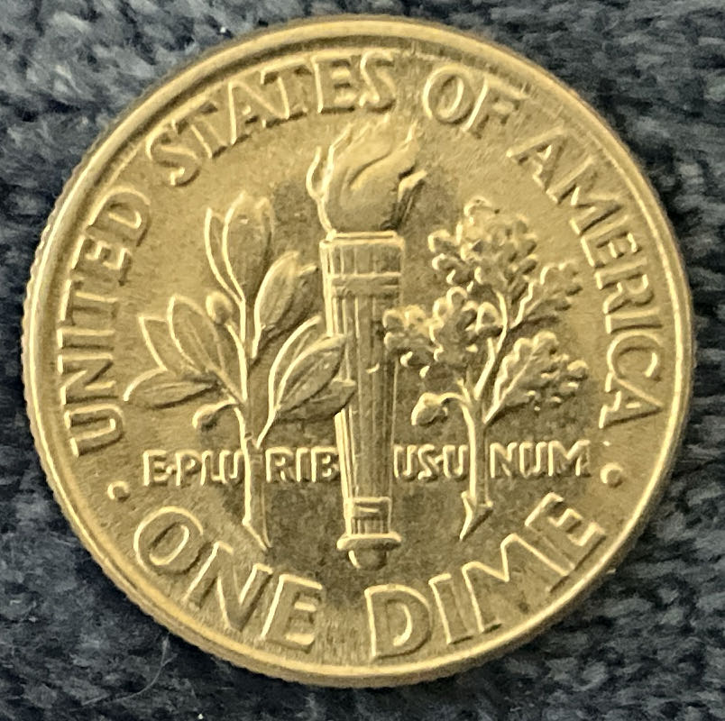 Dime 1993 D Roosevelt 1  coin collectible - Main Image 2