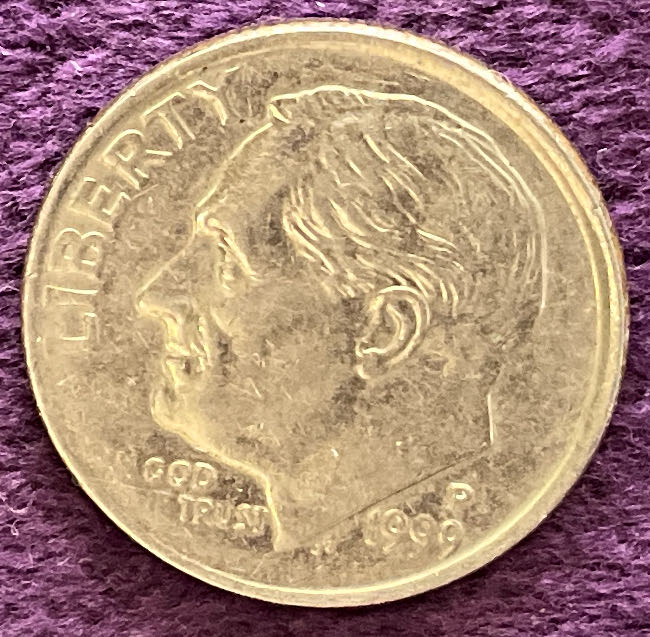 Dime 1999 P Roosevelt 1  coin collectible - Main Image 3