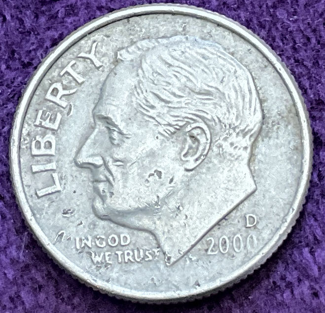 Dime 2000 D Roosevelt 3  coin collectible - Main Image 3