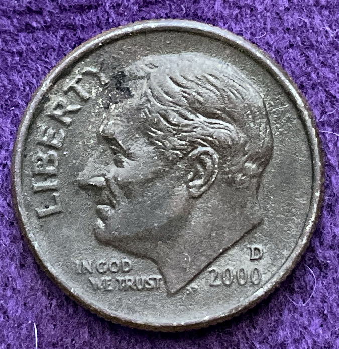 Dime 2000 D Roosevelt 4  coin collectible - Main Image 3