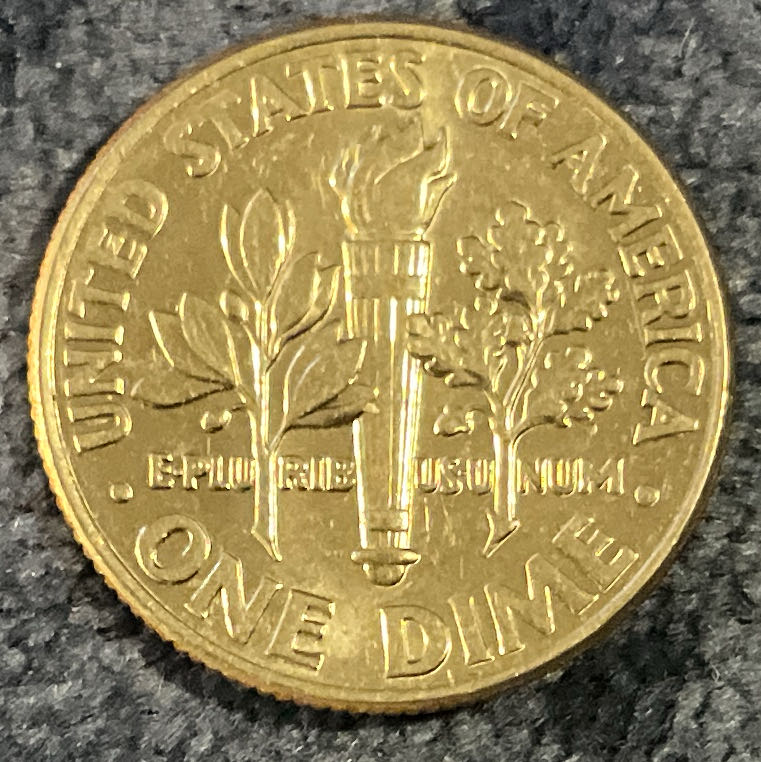 Dime 2001 D Roosevelt 4  coin collectible - Main Image 2