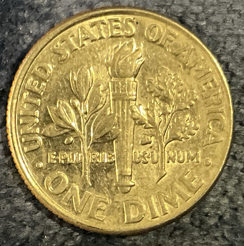 Dime 2001 D Roosevelt 5  coin collectible - Main Image 2