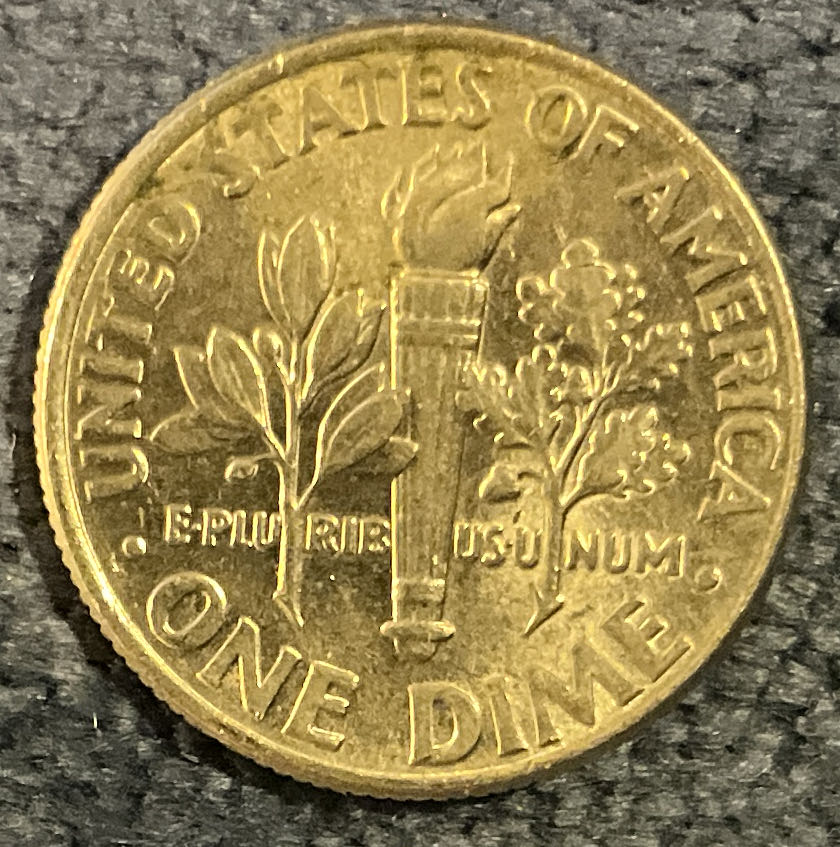 Dime 2001 D Roosevelt 6  coin collectible - Main Image 2