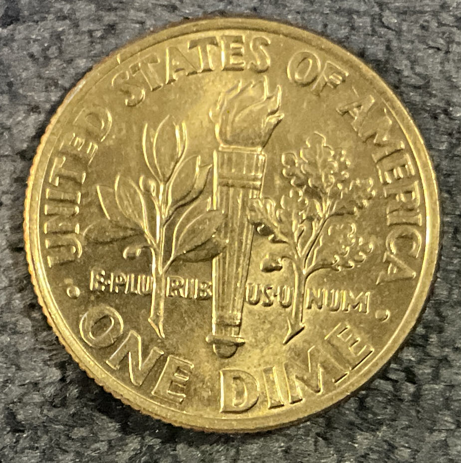 Dime 2001 Roosevelt D  coin collectible - Main Image 2