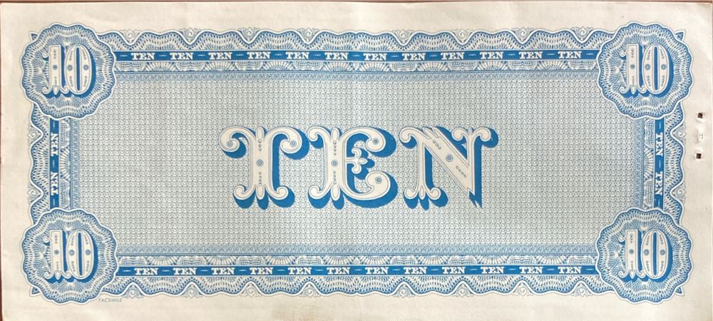 Ten Dollars (The Confederate States Of America)  coin collectible - Main Image 2