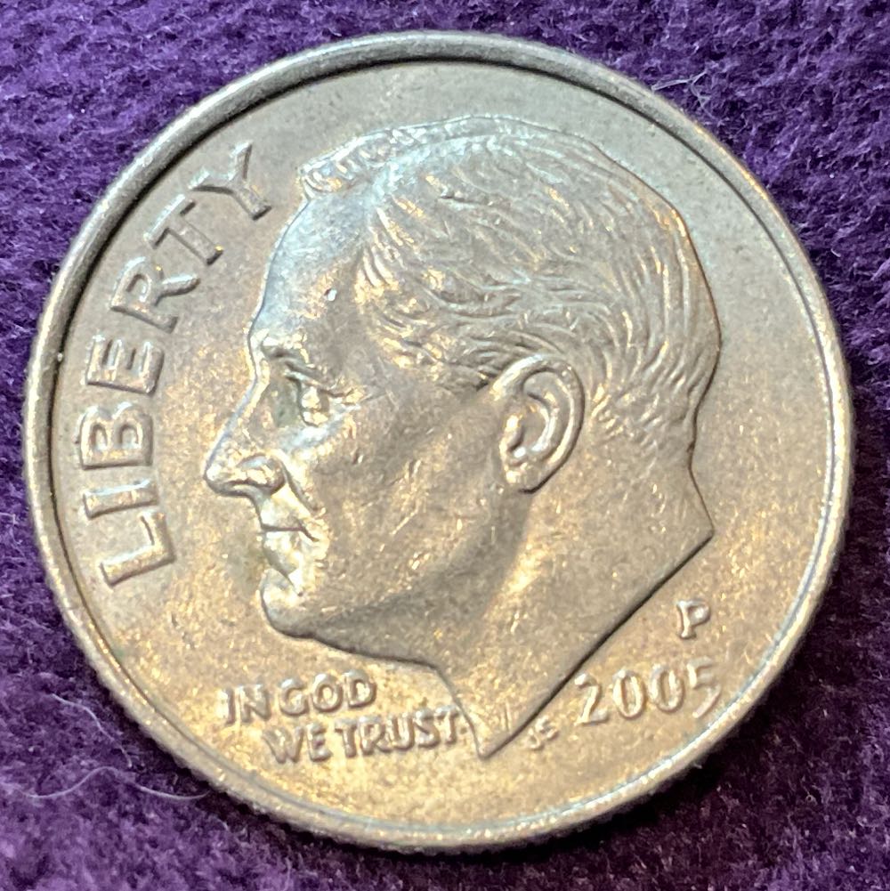 Dime 2005 P Roosevelt 1  coin collectible - Main Image 3