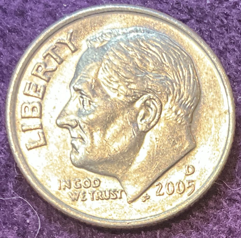 Dime 2005 D Roosevelt 1  coin collectible - Main Image 3