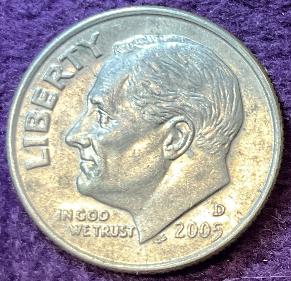 Dime 2005 D Roosevelt 2  coin collectible - Main Image 3