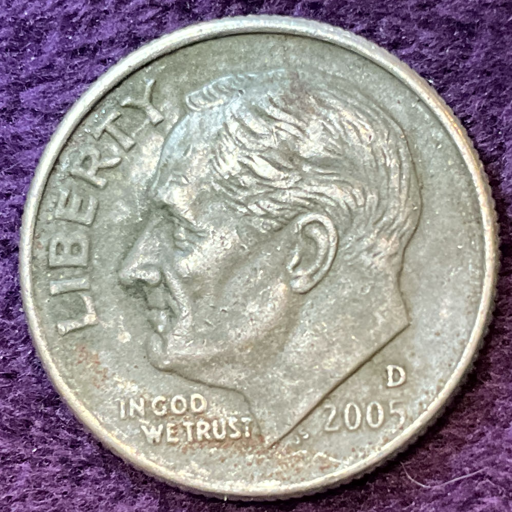 Dime 2005 D Roosevelt 4  coin collectible - Main Image 3