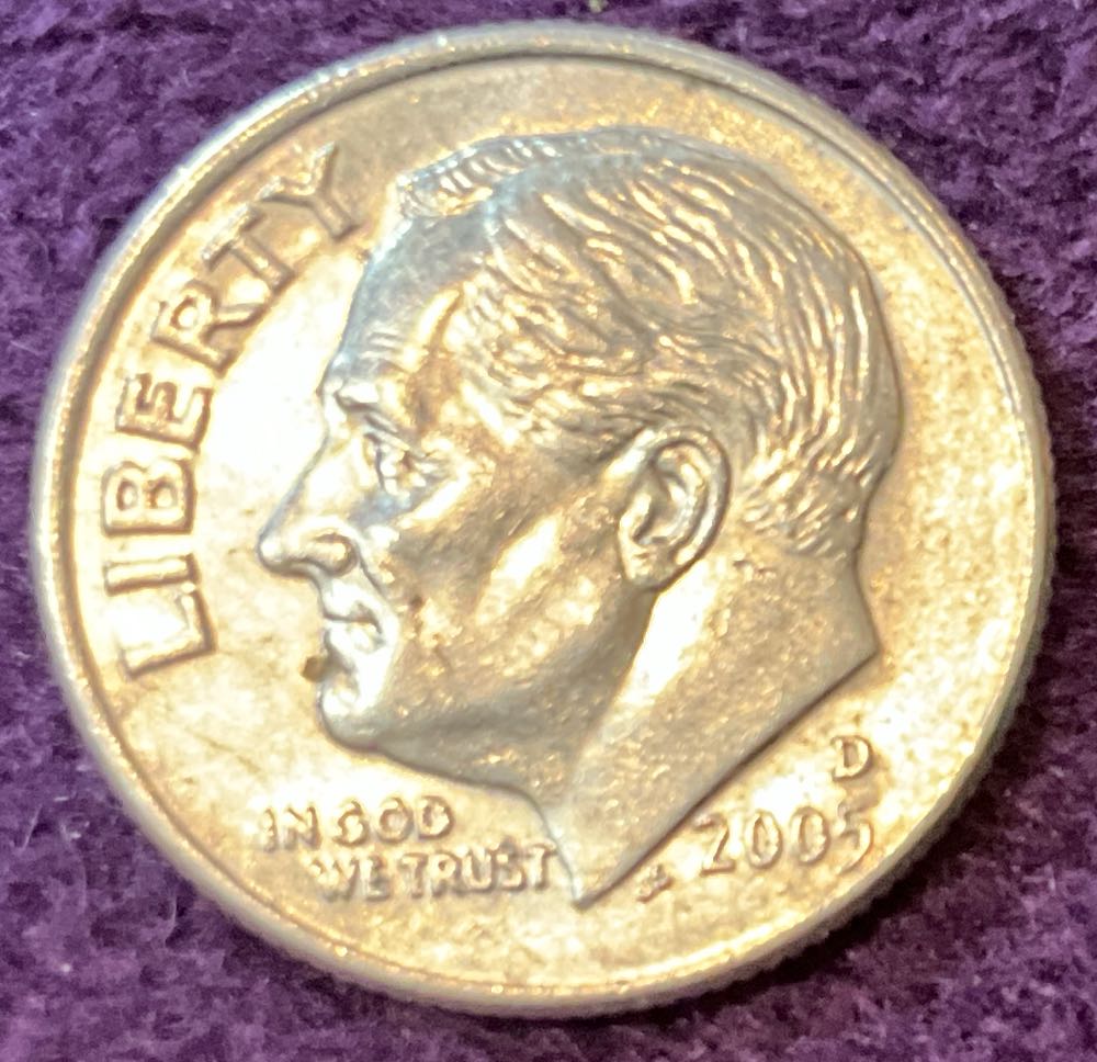 Dime 2005 D Roosevelt 6  coin collectible - Main Image 3