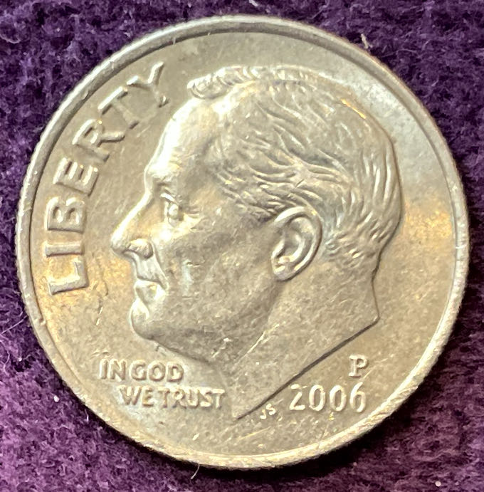 Dime 2006 P Roosevelt 1  coin collectible - Main Image 3