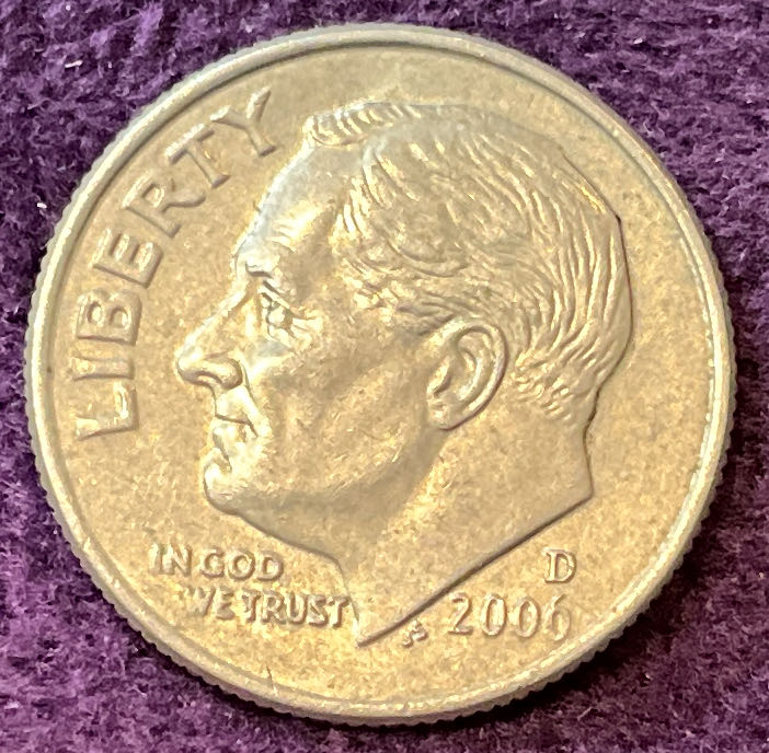 Dime 2006 D Roosevelt 4  coin collectible - Main Image 3