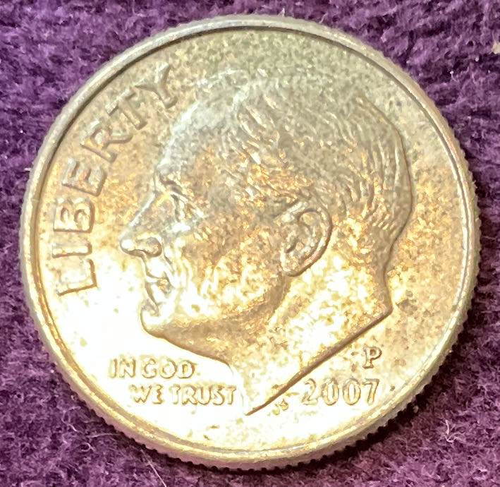 Dime 2007 P Roosevelt 1  coin collectible - Main Image 3