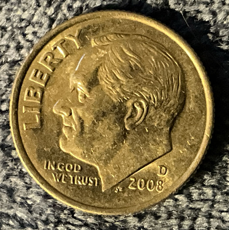 Dime 2001 D Roosevelt 2