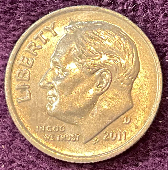 Dime 2011 D Roosevelt 2  coin collectible - Main Image 3