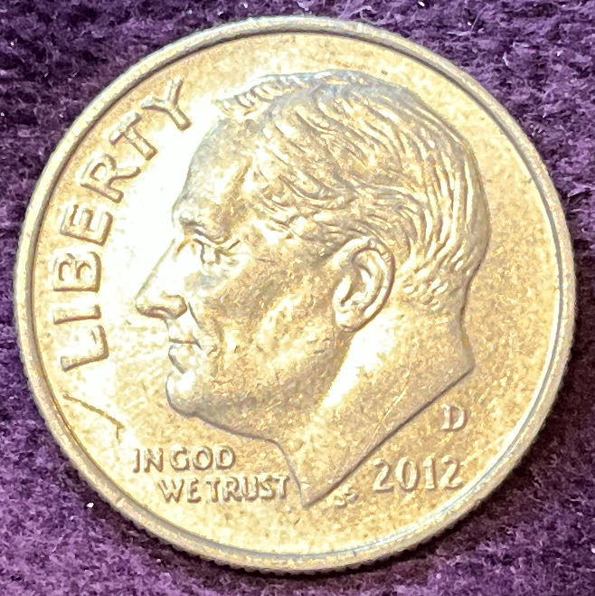 Dime 2012 D Roosevelt 5  coin collectible - Main Image 3