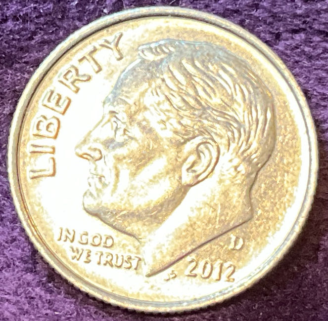 Dime 2012 D Roosevelt 6  coin collectible - Main Image 3