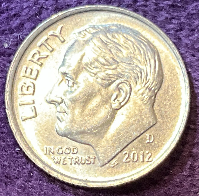 Dime 2012 D Roosevelt 8  coin collectible - Main Image 3