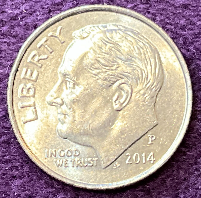 Dime 2014 P Roosevelt 1  coin collectible - Main Image 3