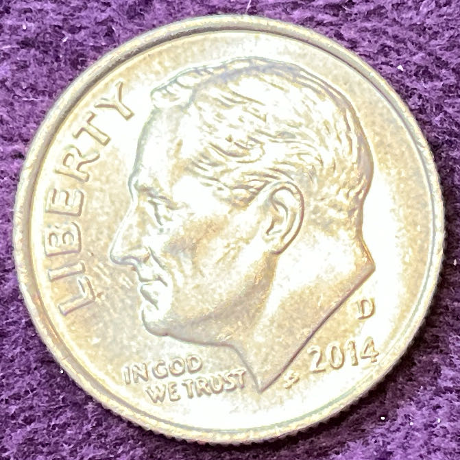 Dime 2014 D Roosevelt 4  coin collectible - Main Image 3