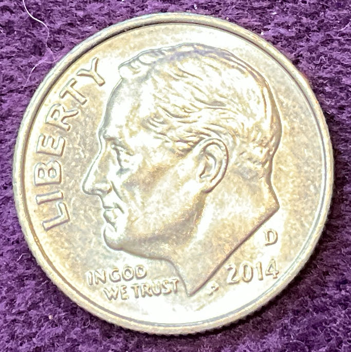 Dime 2014 D Roosevelt 7  coin collectible - Main Image 3
